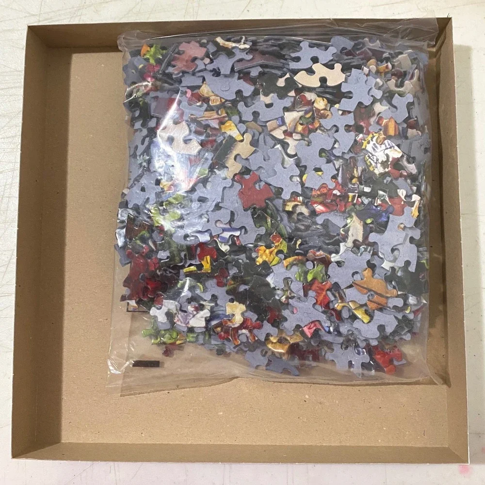 SunsOut 1000 Piece Puzzle Lot of 2 Grandma's Cupboard Winterfest Eco‎ Friendly